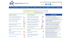 Desktop Screenshot of edisonreport.eu